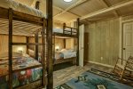 Lower Room with 2 Adult Size Bunk Beds